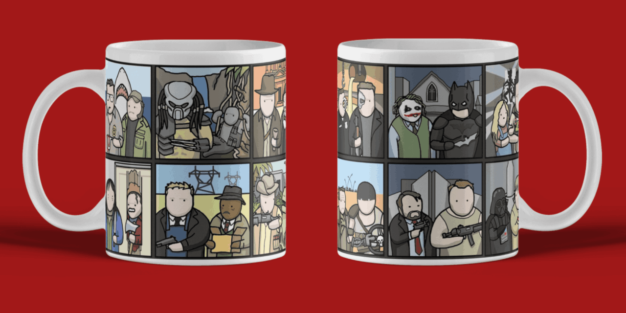 Comic funny mug
