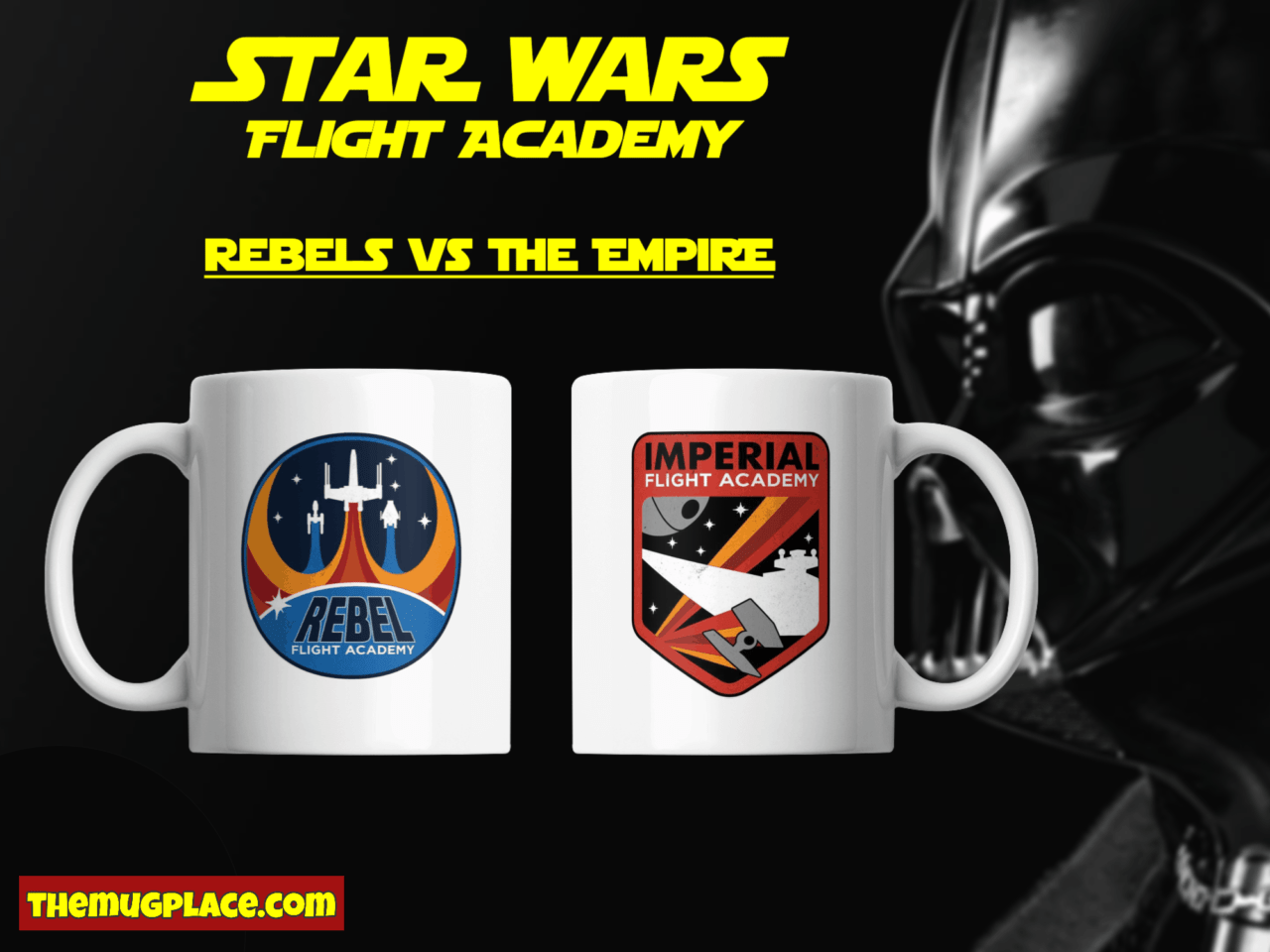 Star Wars Mug Flight Academy Shields - The Rebellion vs The Empire