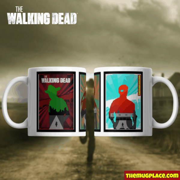 The Walking Dead Mug Rick, Daryl and the Governor