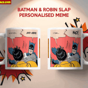 Batman Slapping Robin Mug