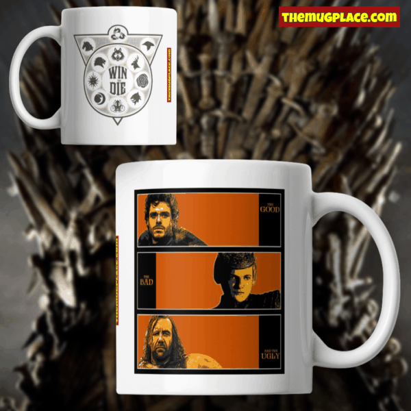 Game of Thrones mug. The good, the bad and the ugly