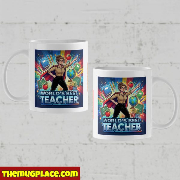 World's Best Primary Teacher Mug Gift - Image 6
