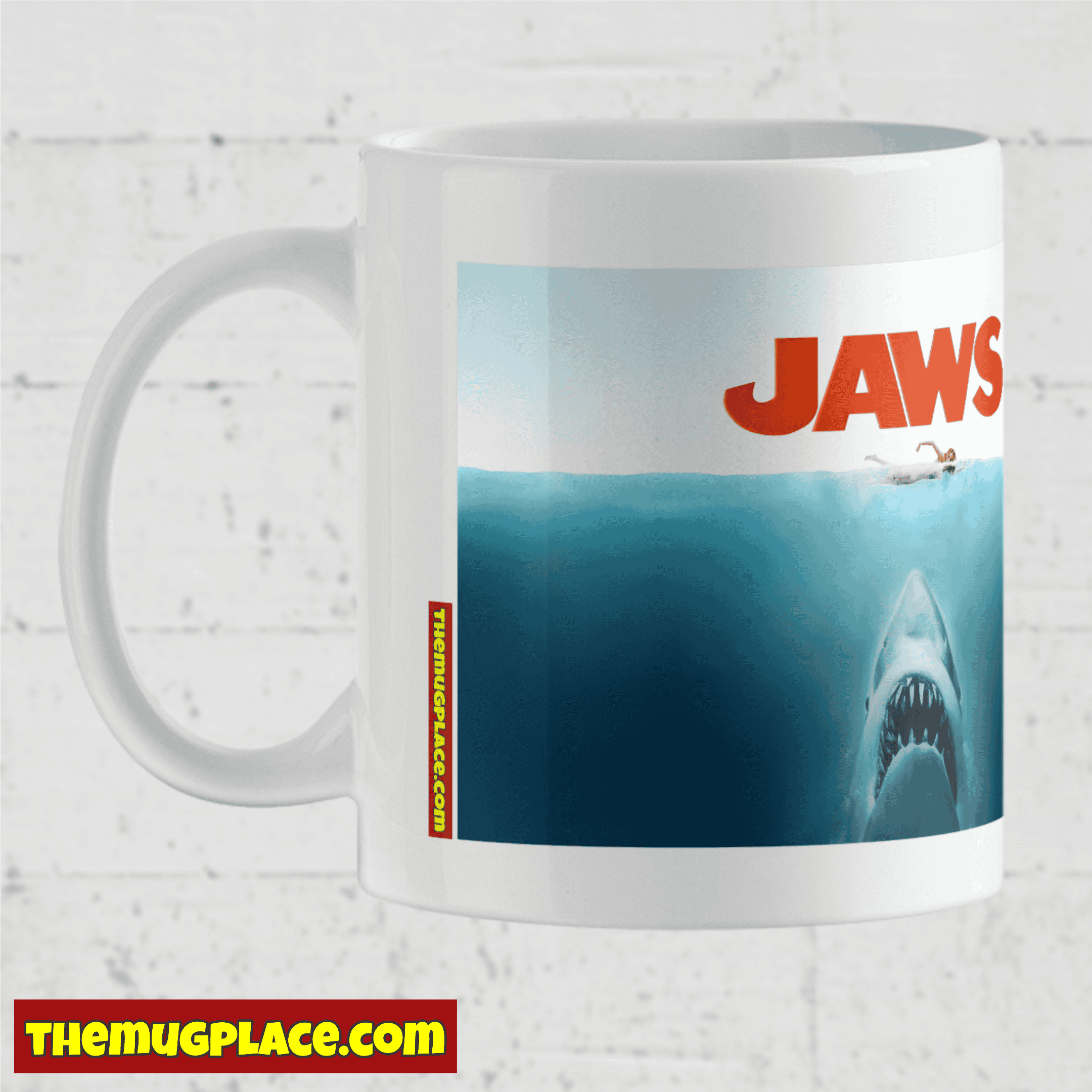 JAWS Original 1975 Movie Poster Mug - Image 2
